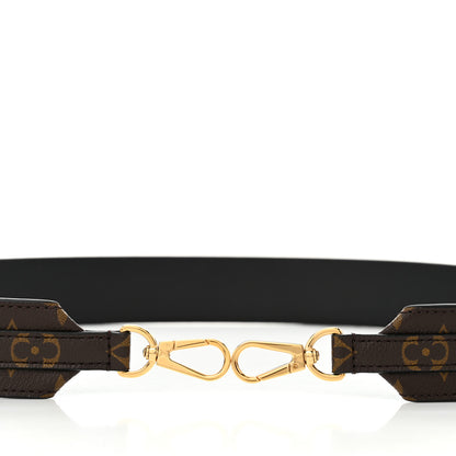 Louis Vuitton Monogram Bandouliere Shoulder Strap Black 3 of 5