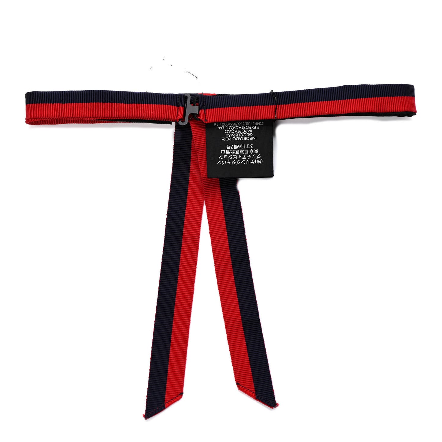 Grosgrain Web Feline Neck Bow Blue Red