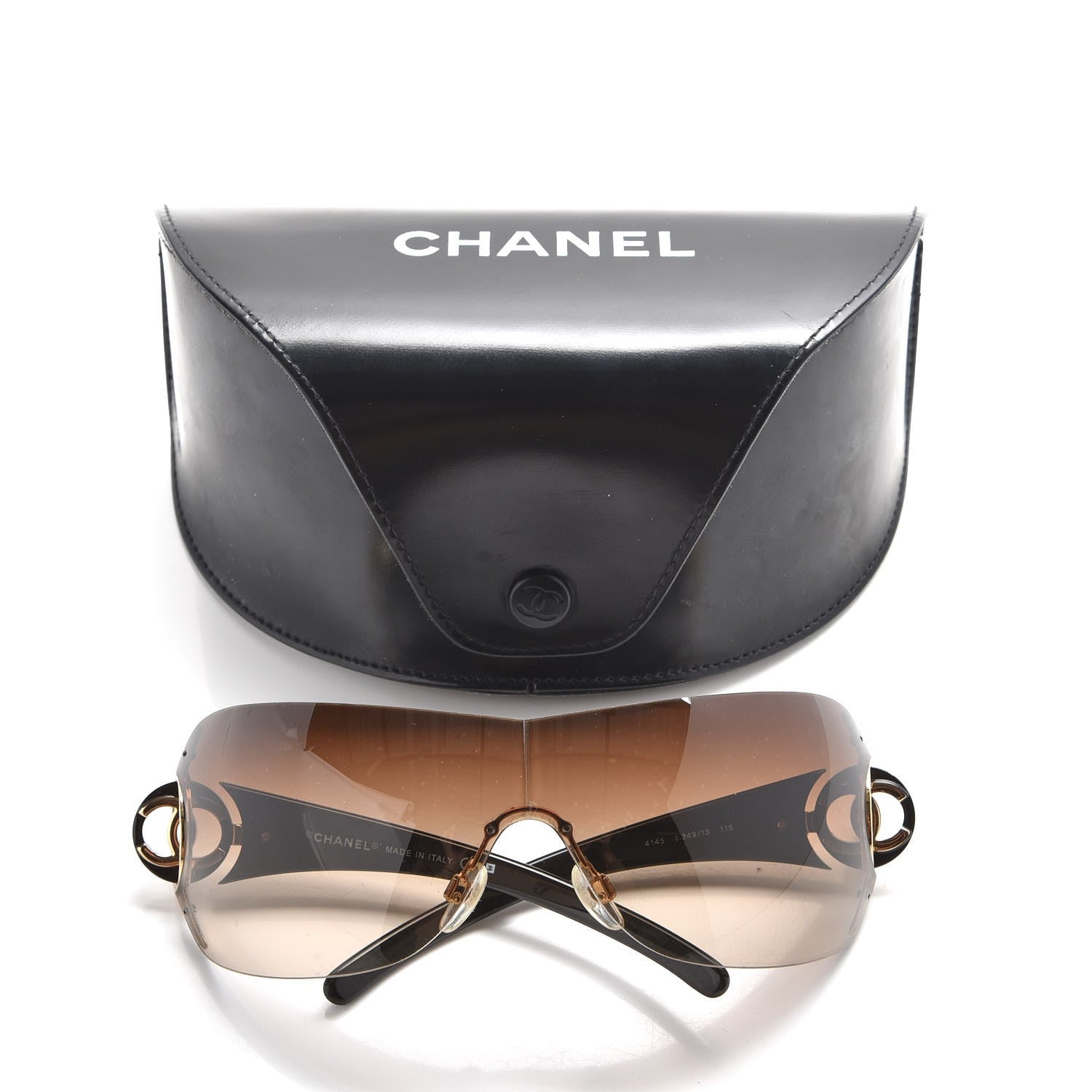 Chanel CC Sunglasses 4145 Brown 9 of 9