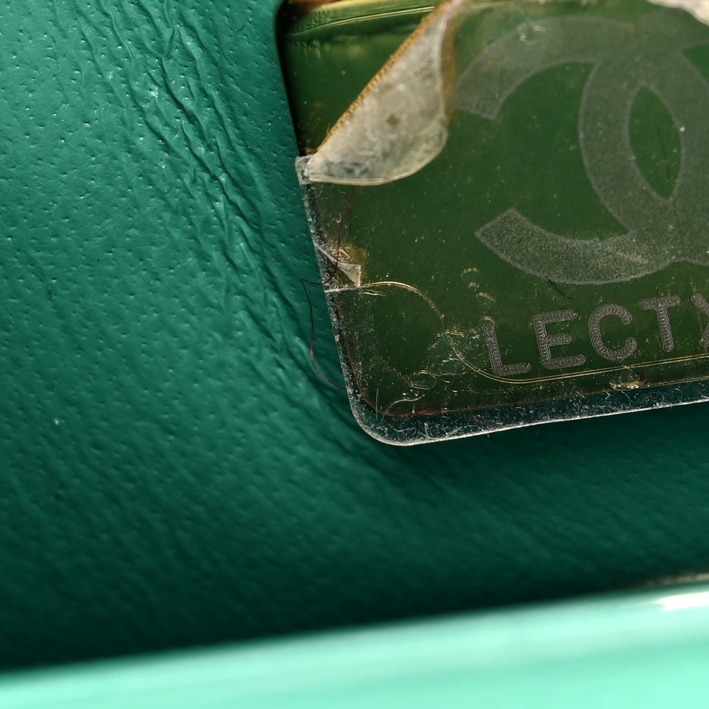 Caviar Quilted Extra Mini Coco Handle Flap Green