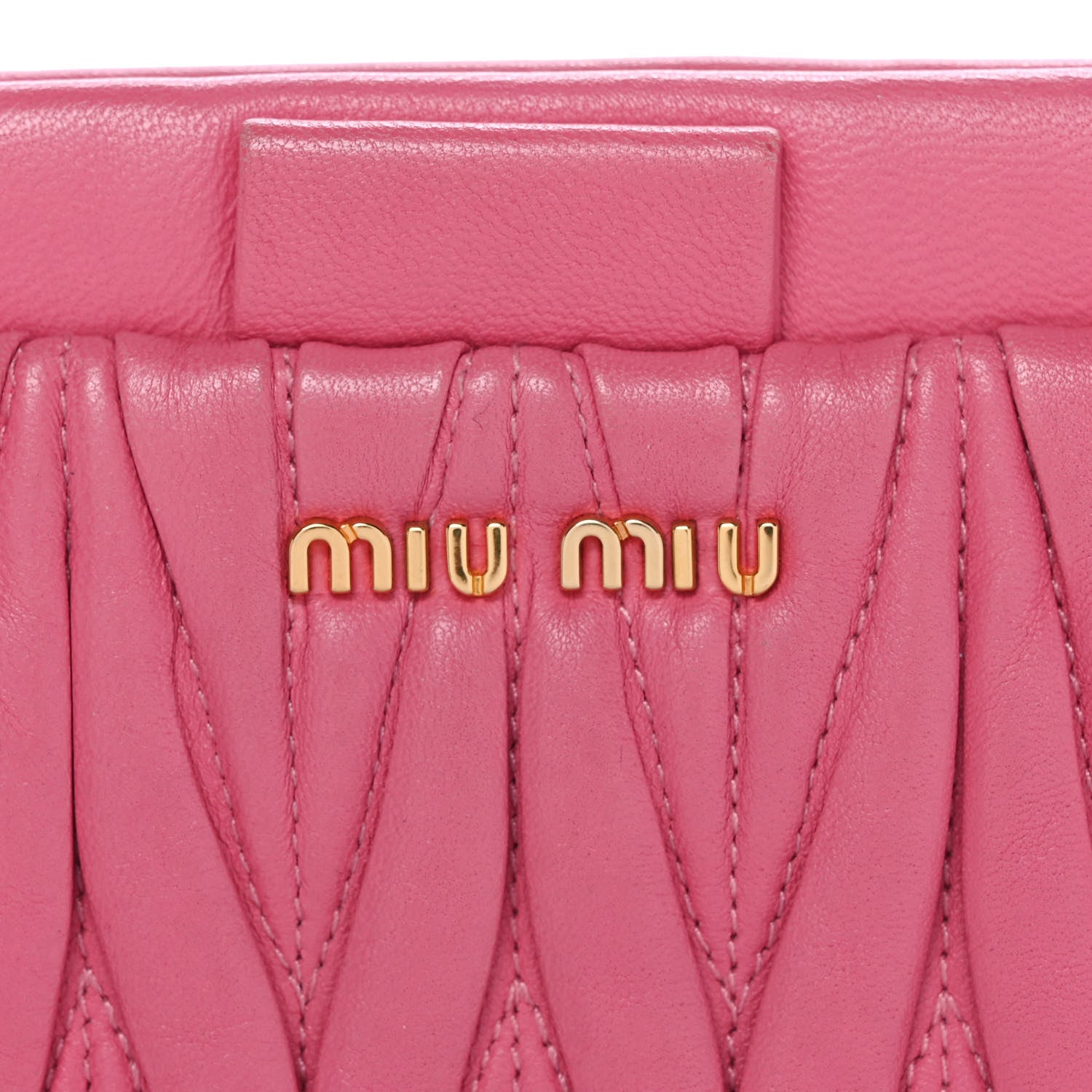 Miu Miu Nappa Matelasse Crossbody Peonia 9 of 16