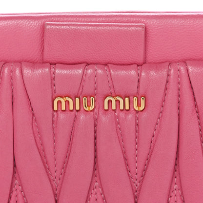 Miu Miu Nappa Matelasse Crossbody Peonia 9 of 16