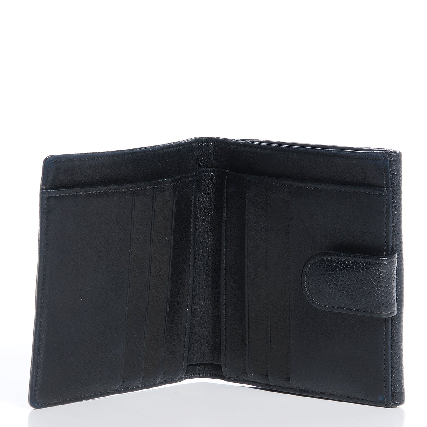 Caviar Compact CC Wallet Black