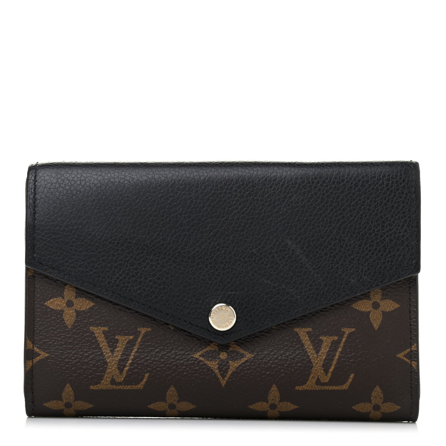 Louis Vuitton Monogram Pallas Compact Wallet Black 1 of 4