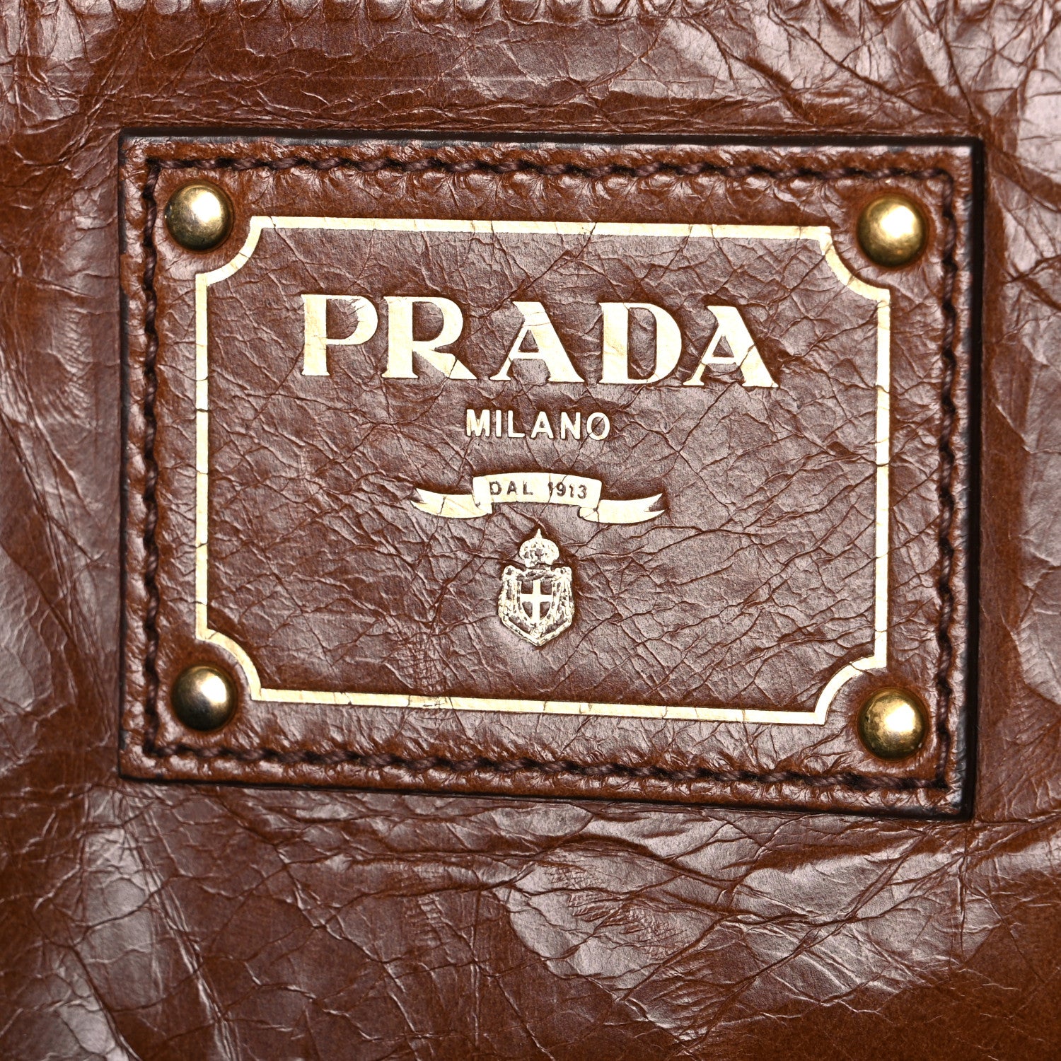 Prada Vitello Shine Shopping Satchel Giunco 6 of 11