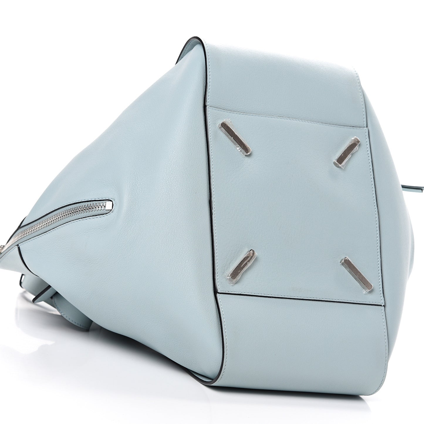 Calfskin Medium Hammock Shoulder Bag Aqua