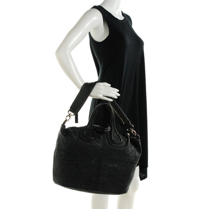 Givenchy Glazed Pebbled Calfskin Medium Nightingale Black 2 of 9