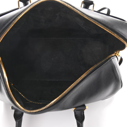 Saint Laurent Calfskin Classic Duffle 6 Black 4 of 8