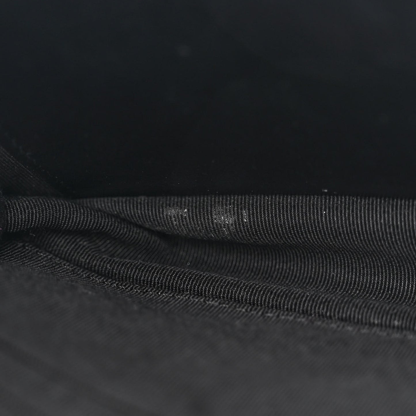 Patent Calfskin Quilted Reissue Wallet On Chain WOC Black