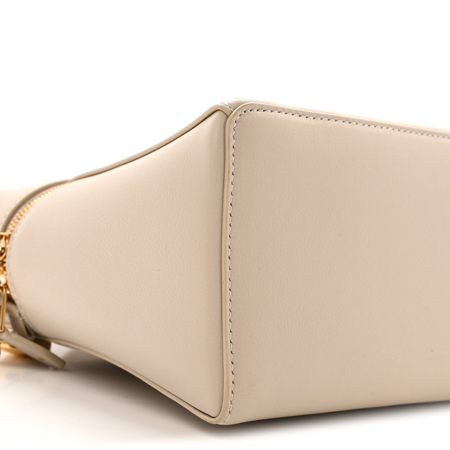 Linen Calfskin Extra Pocket L27 Light Travertine