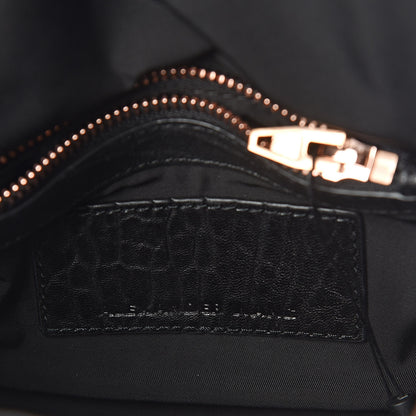 Alexander Wang Pebbled Lambskin Mini Rockie Black Rose Gold Hardware 6 of 8