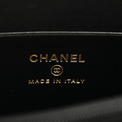 Chanel Caviar Crystal Quilted CC Zip Coin Purse Black 6 of 9