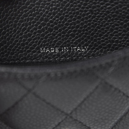 Chanel Caviar Quilted Small Flap Wallet Black 7 of 9