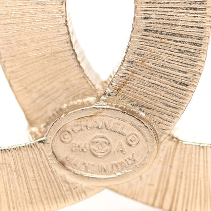 Chanel Pearl CC Mini Brooch Gold 4 of 4