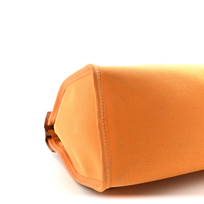 Hermes Toile Vache Hunter Herbag Zip 31 PM Jaune D'Or 10 of 11