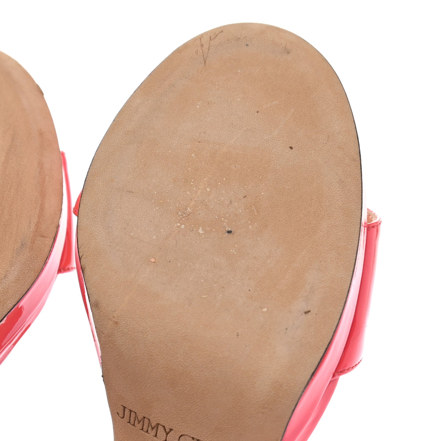 Patent Alana Double Band Sandals 35.5 Geranium