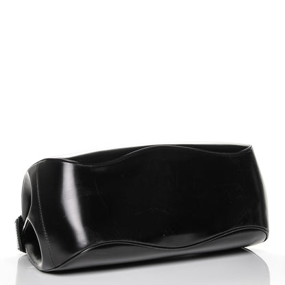 Gucci Regent Calfskin Bamboo Large Lady Lock Top Handle Bag Black 4 of 8