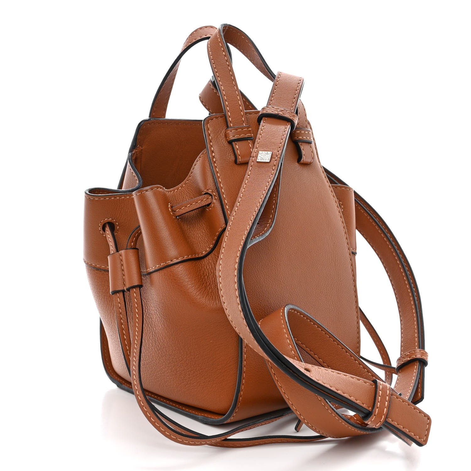 Loewe Calfskin Mini Hammock Shoulder Bag Tan 3 of 10