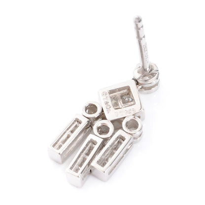 Tiffany Platinum Diamond Legacy Earrings 6 of 6