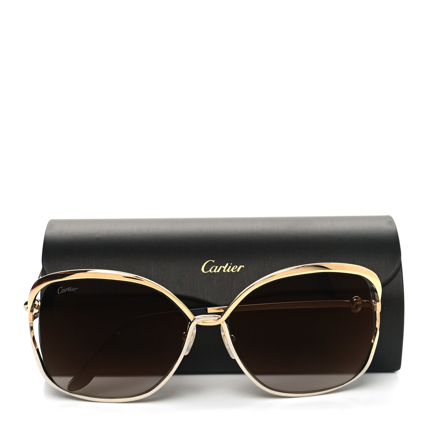 Metal Trinity Sunglasses CT0225S 001 Gold Silver