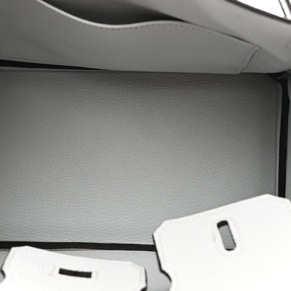 Hermes Togo Birkin 25 Gris Platine 4 of 11