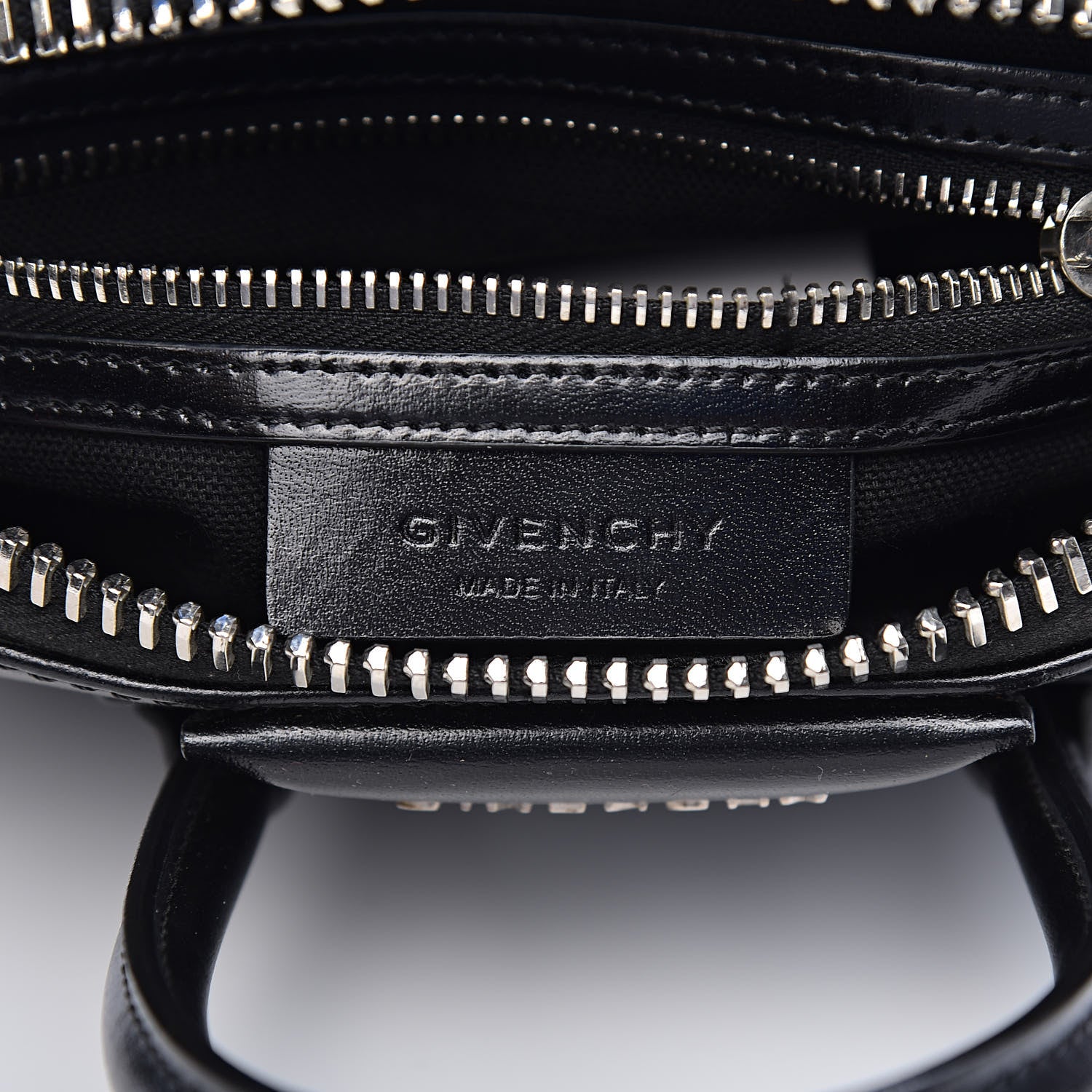 Givenchy Shiny Lord Calfskin Mini Antigona Black 6 of 10