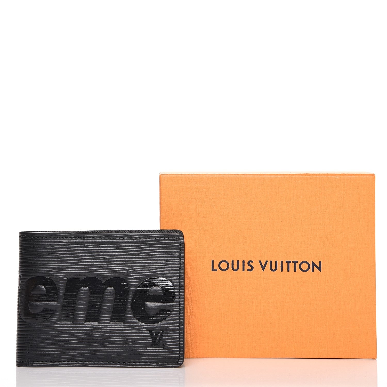 Louis Vuitton X SUPREME Epi Slender Wallet Black 201469 – FASHIONPHILE