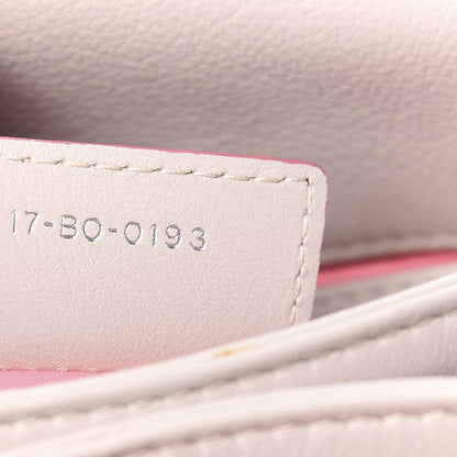 Christian Dior Calfskin Bi-Color Small Diorling Rose Candy 9 of 15