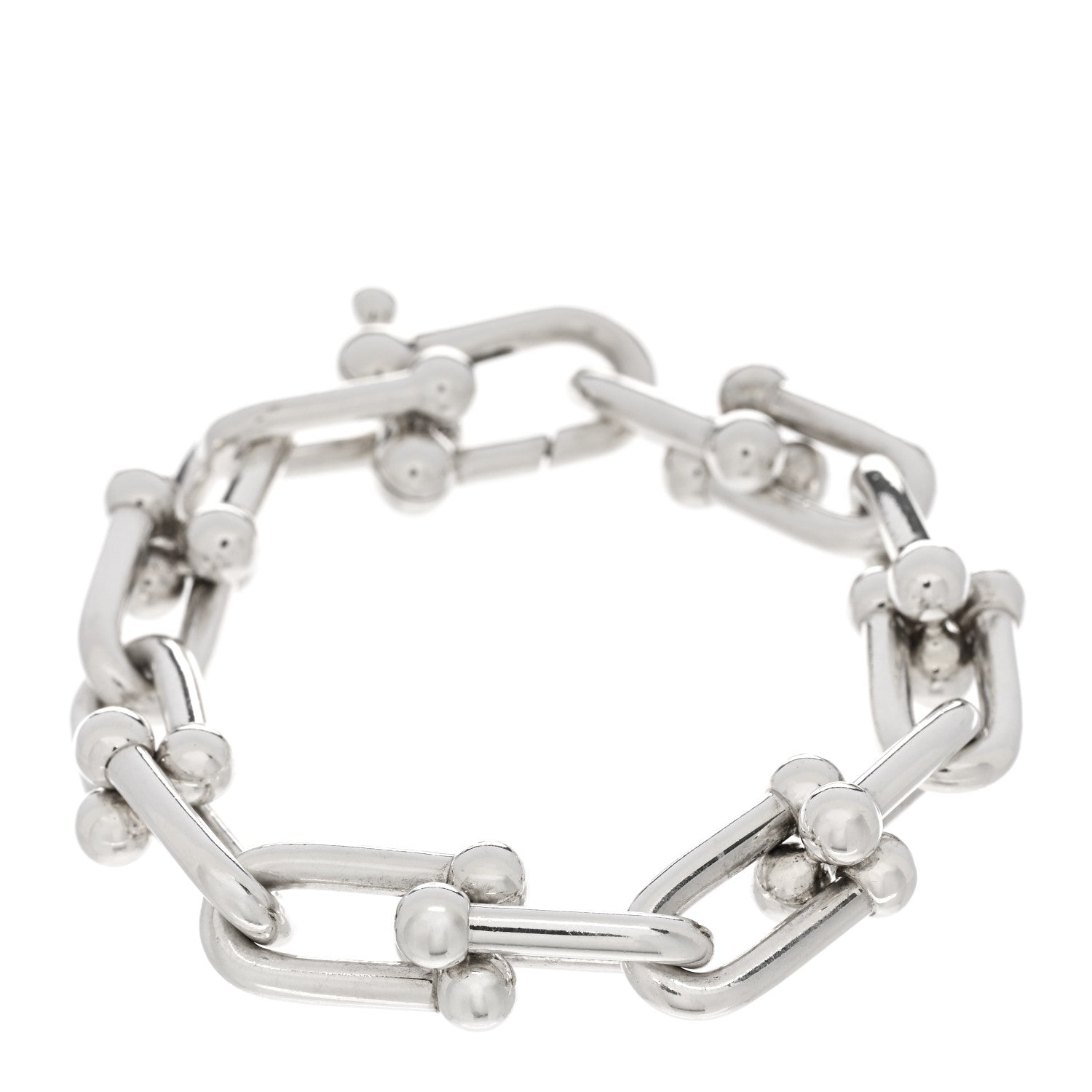 Tiffany Sterling Silver Large HardWear Link Bracelet 1 of 3
