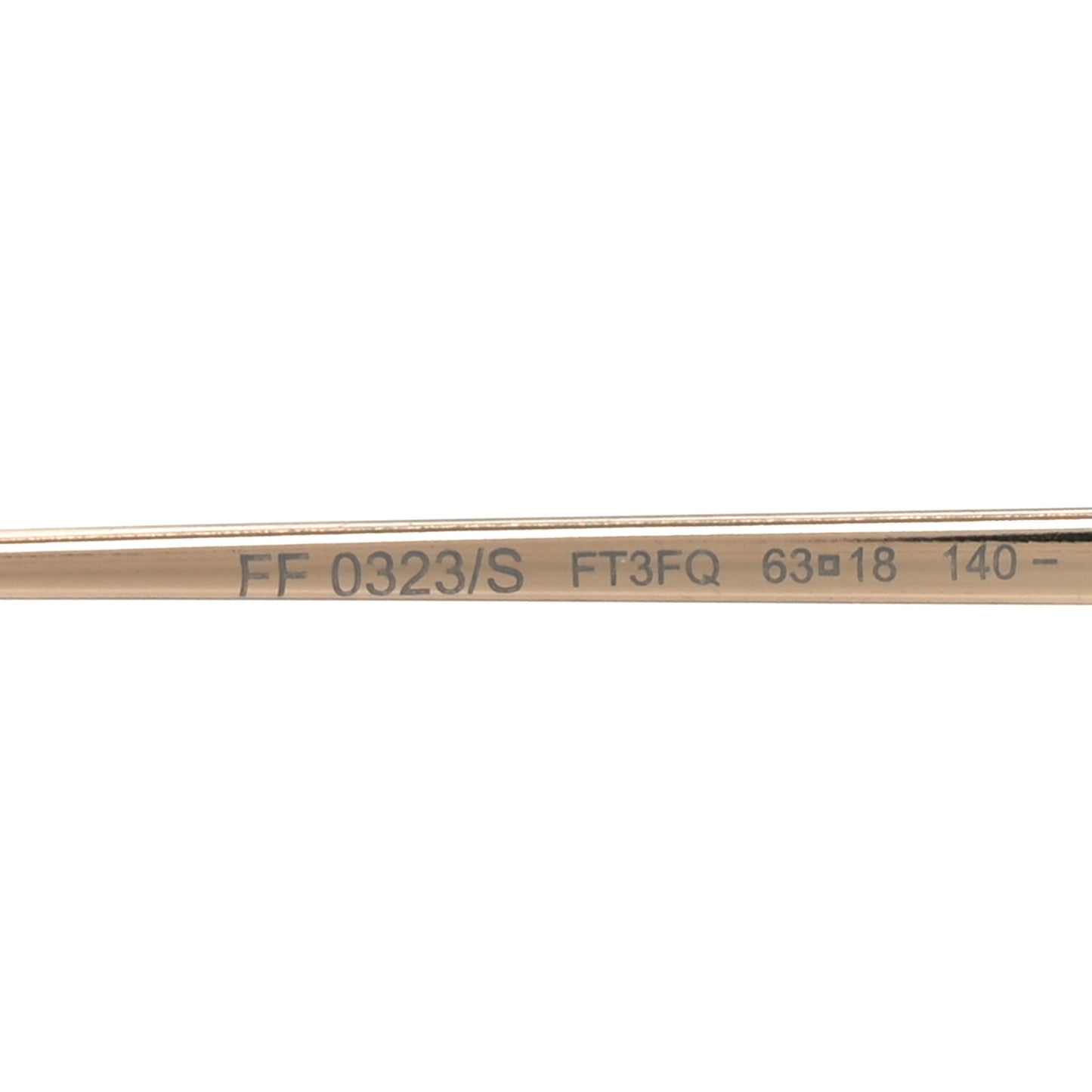 Metal F is Fendi Sunglasses FF 0323/S Gold