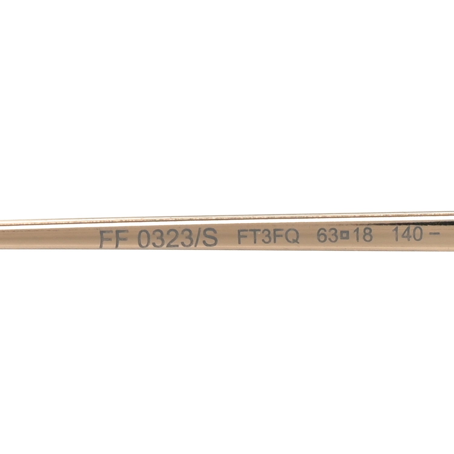 Fendi Metal F is Fendi Sunglasses FF 0323/S Gold 6 of 6