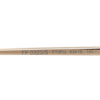 Fendi Metal F is Fendi Sunglasses FF 0323/S Gold 6 of 6