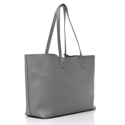 Saint Laurent Calfskin Large Shopping Tote Granite 3 of 11