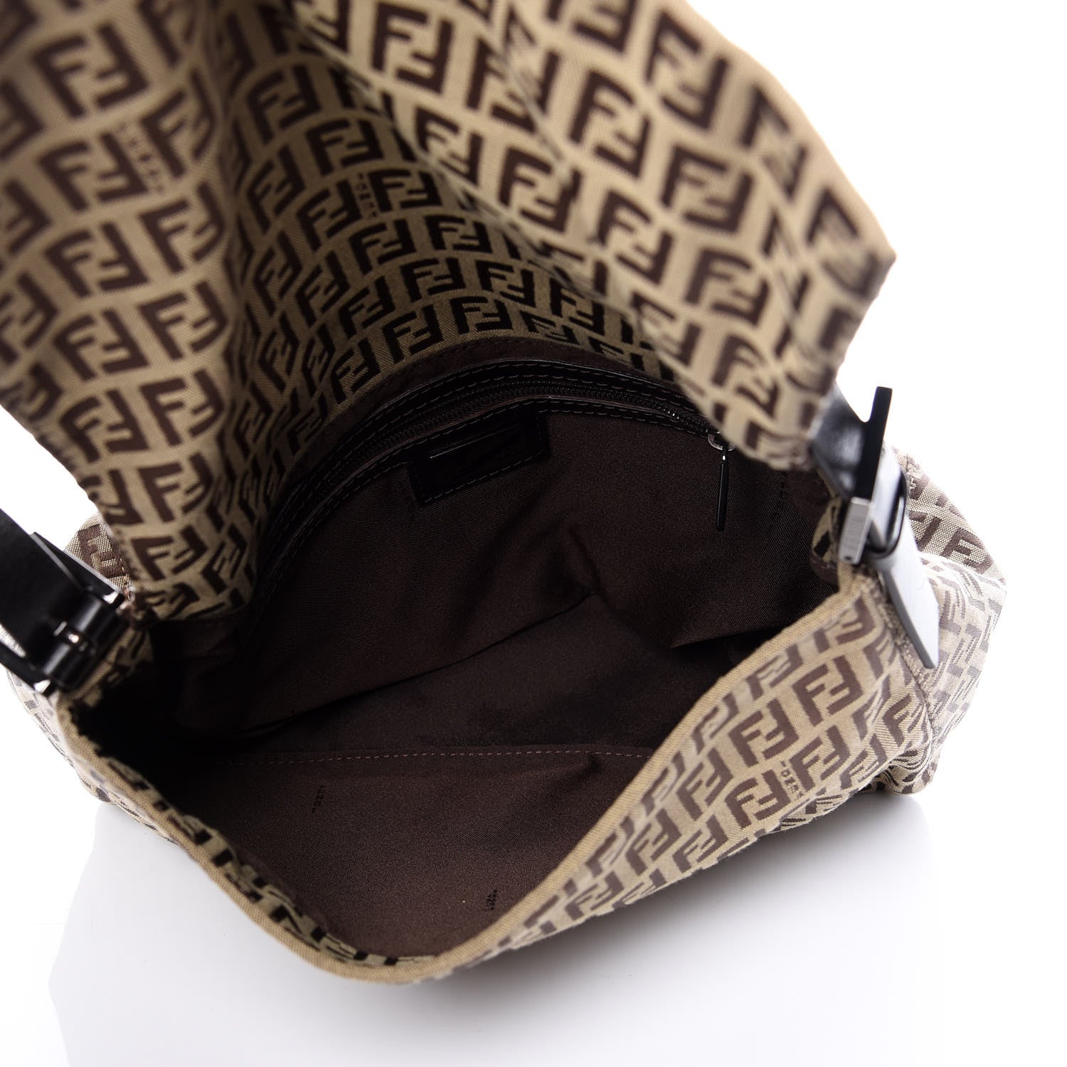 Fendi Zucchino Mama Baguette Dark Brown 5 of 10