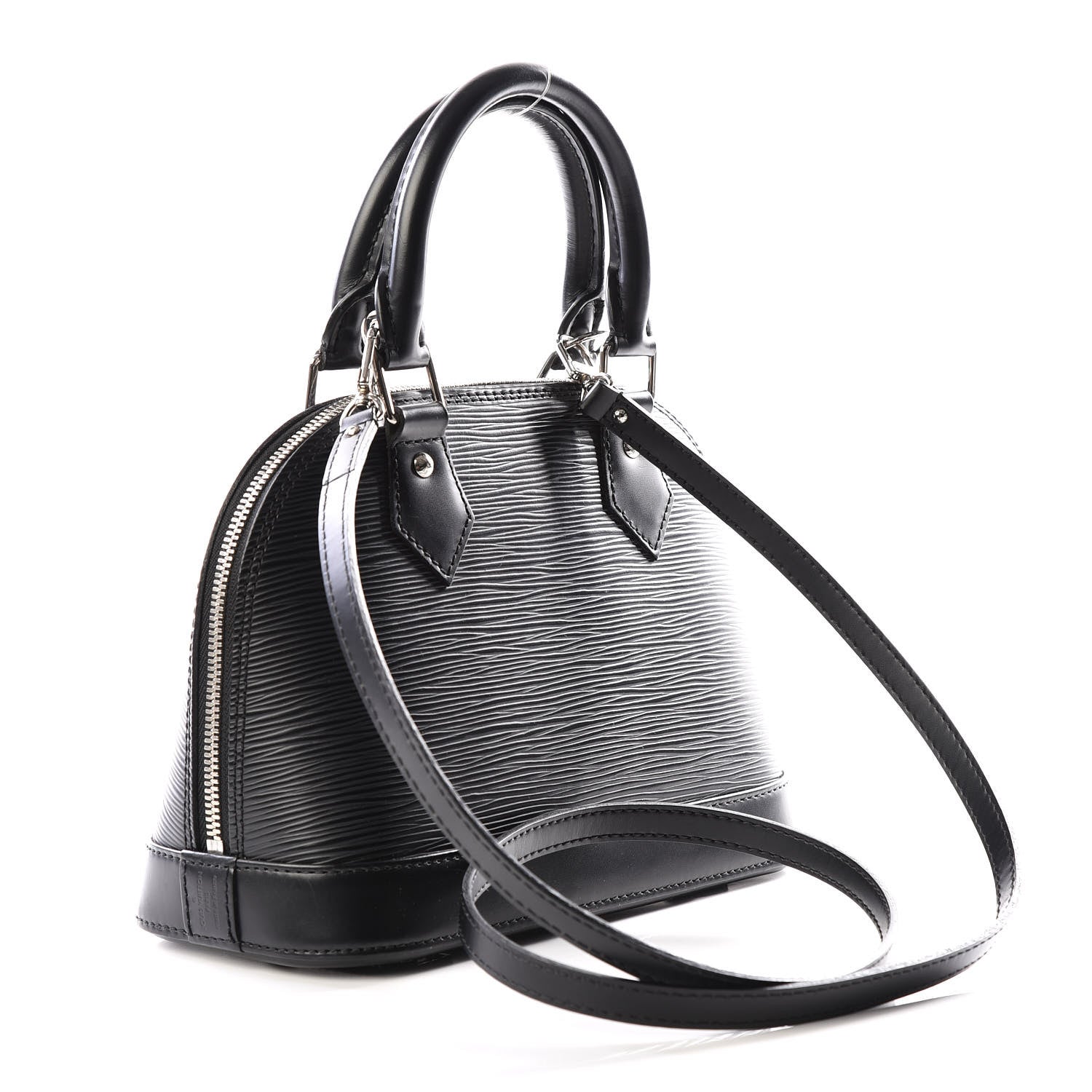 Louis Vuitton Epi Alma BB Black 2 of 10