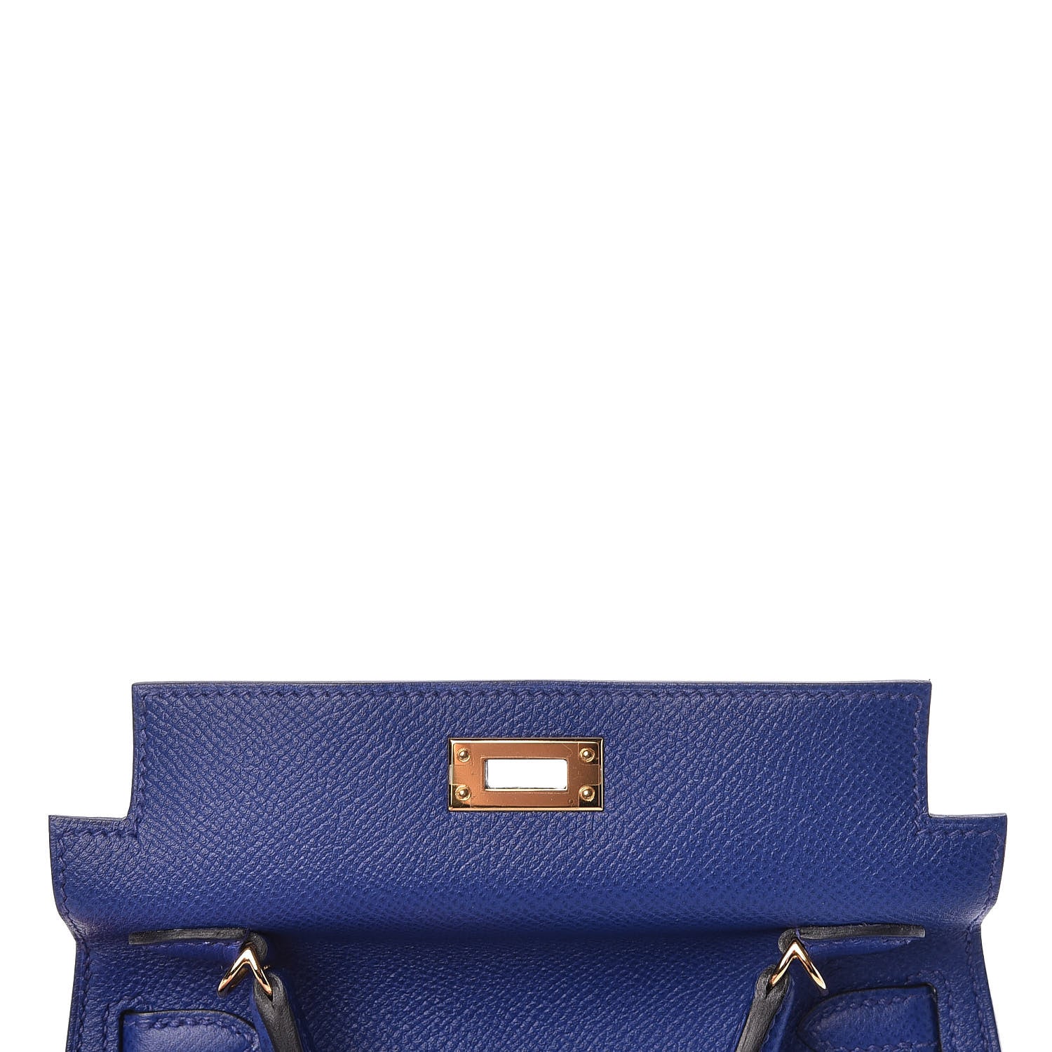 Hermes Epsom Mini Kelly Sellier 20 Bleu Electrique 14 of 35