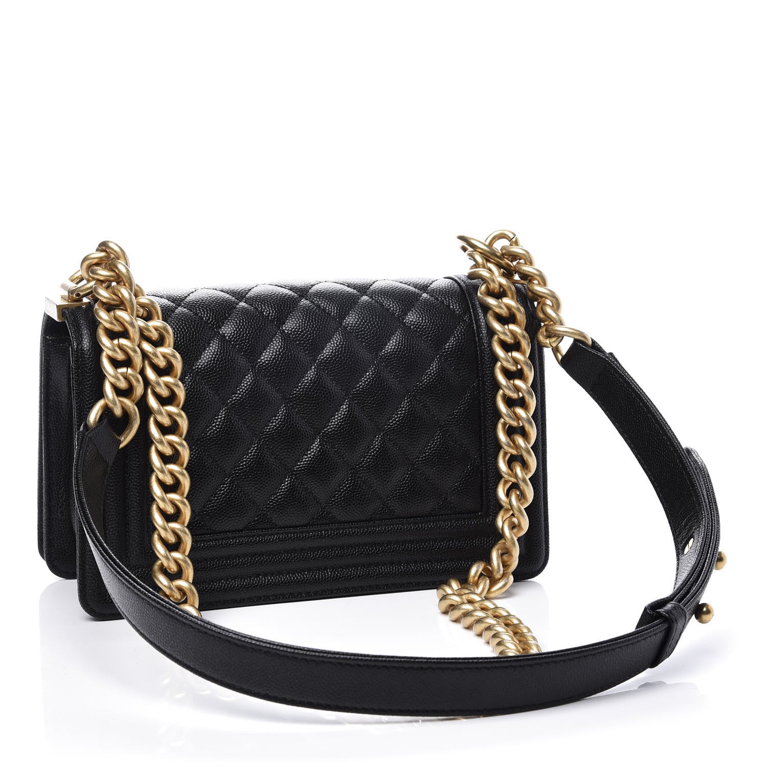 Chanel Caviar Quilted Small Boy Flap Black 2 of 10