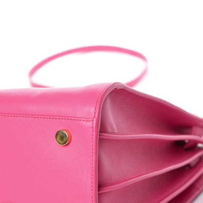 Saint Laurent Calfskin Small Sac De Jour Bubblegum 25 of 27