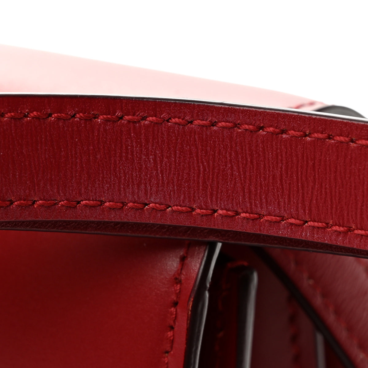 Celine Box Calfskin Small Classic Box Flap Bag Red 13 of 14