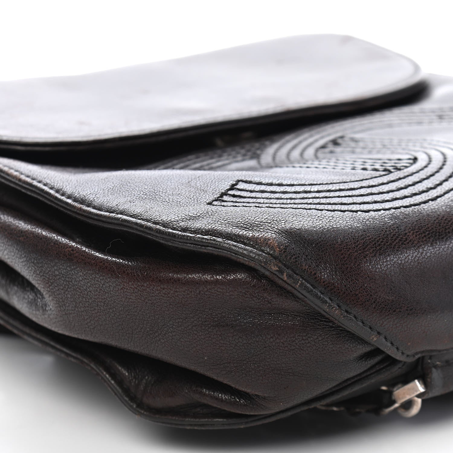Chanel Lambskin CC Backpack Brown 7 of 8