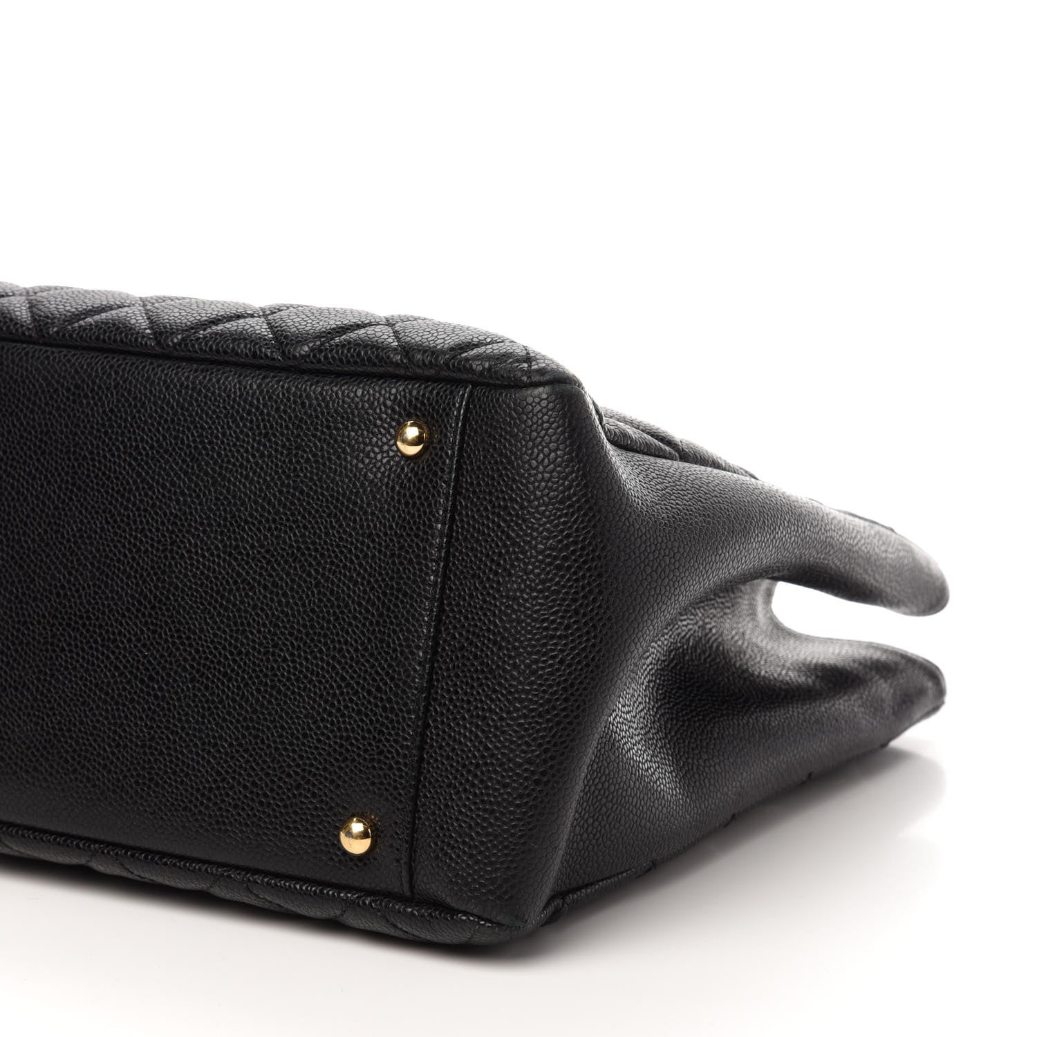 Chanel Caviar Quilted XL Grand Shopping Tote GST Black 7 of 10