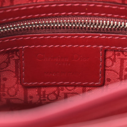 Christian Dior Patent Cannage Medium Lady Dior Red 6 of 10