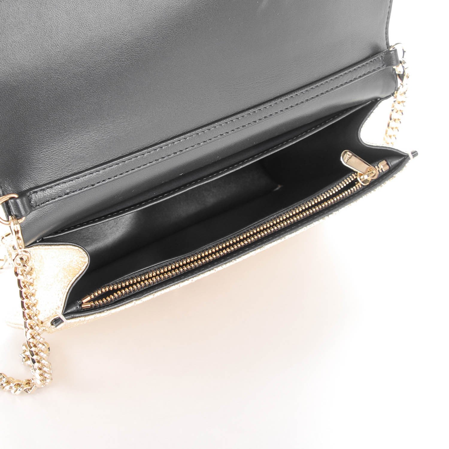 Christian Dior Washed Metallic Lambskin Miss Dior Promenade Pouch Stardust Gold 5 of 8