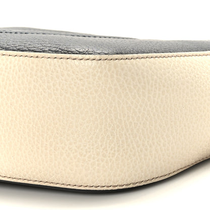 Gucci Dollar Calfskin Bi-Color Small Soho Disco Bag Mystic White Black 9 of 9