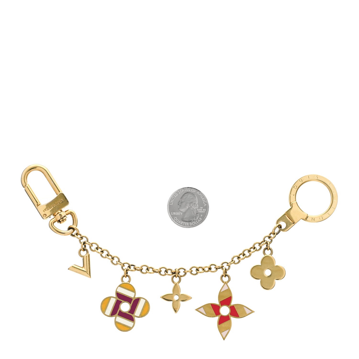 Louis Vuitton Pop Flower Key Chain Bag Charm 2 of 3