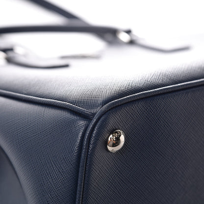 Prada Saffiano Medium Galleria Double Zip Tote Baltico 9 of 12