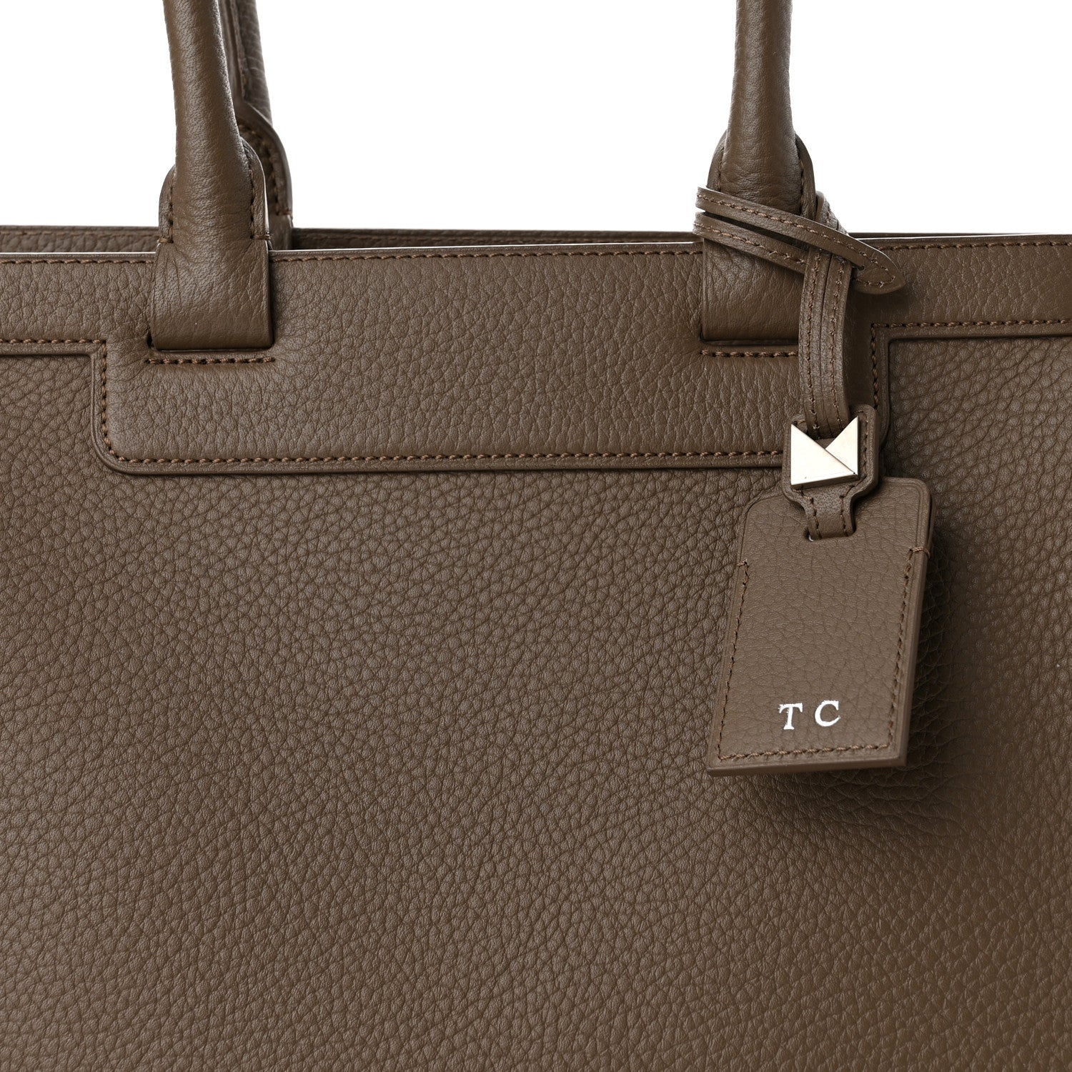 Moynat Taurillon Gex Pauline Tote Tourterelle 7 of 9