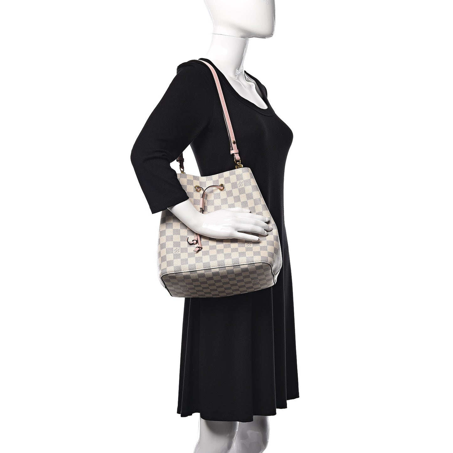 Damier Azur Neonoe MM Eau De Rose