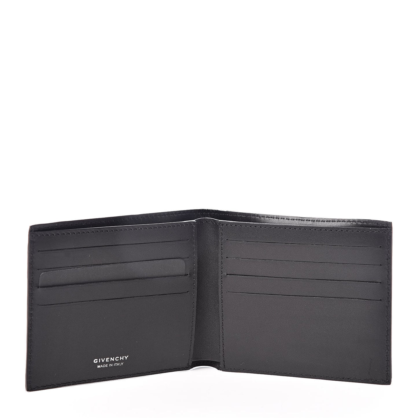 Lambskin Camo Print Bi-Fold Wallet Multicolor
