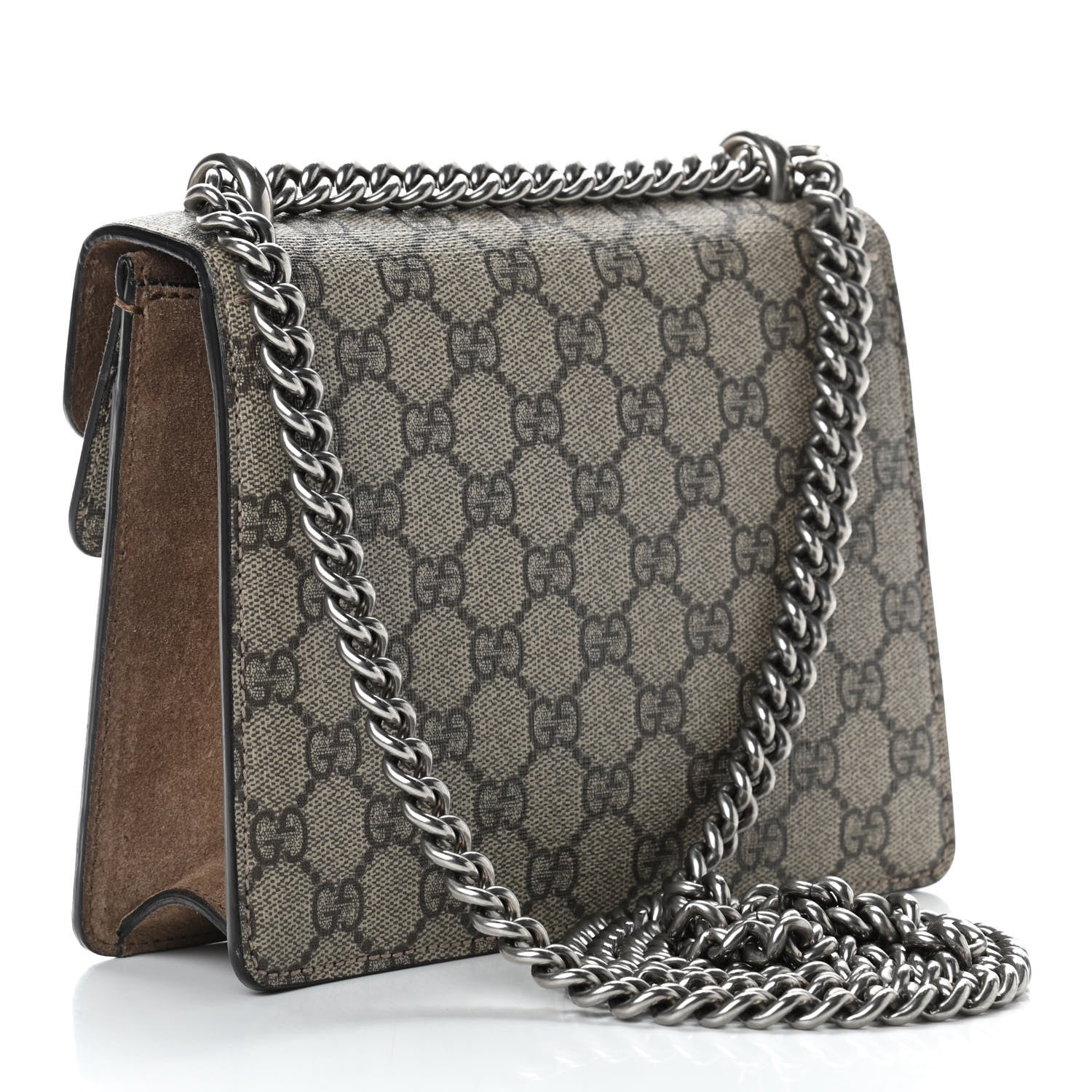 Gucci GG Supreme Monogram Mini Dionysus Shoulder Bag Taupe 4 of 17